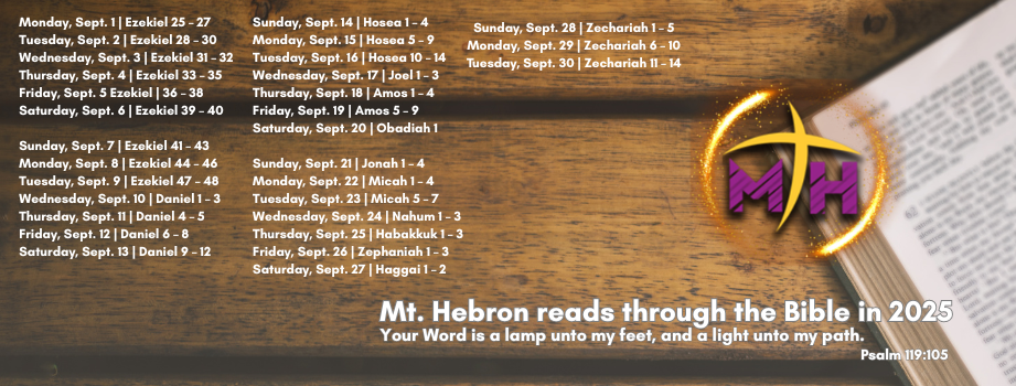 Bible Reading September